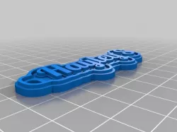 My Customized Multiline Tag or Keychain