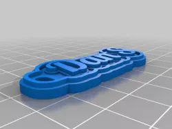 My Customized Multiline Tag or Keychain