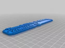 My Customized Multiline Tag or Keychain