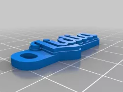 My Customized Multiline Tag or Keychain
