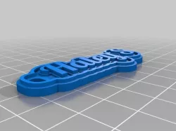 My Customized Multiline Tag or Keychain