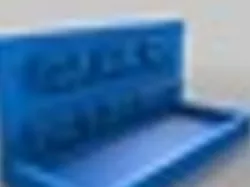Nameplate,  Tray, and Hook Rack