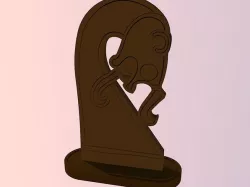 Oseberg Tent Post Carving - Viking