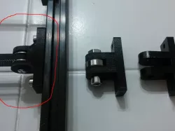 Parameterized HICTOP Y-Axis Idler Pulley Bearing Mount
