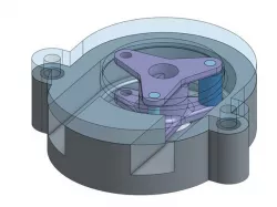 Peristaltic pump for 28YBJ-48 stepper motor