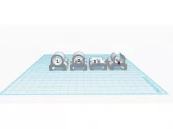 Picatinny iron Sights Airsoft