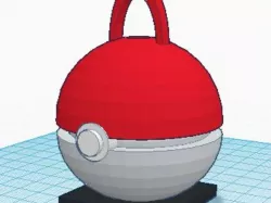Pokeball keychain v. 1.0.0
