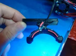 Pretty Good LED Bar and Okay Fan Shroud for Makerfarm Pegasus