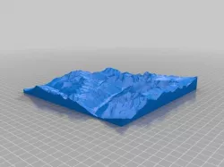 Relief Map of Canada Generator