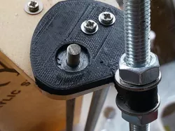 RepRap Prusa i3 acrylic frame strengt bar mounts