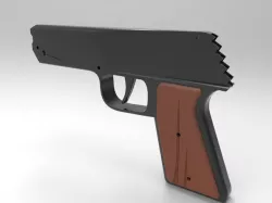 Rubber gun