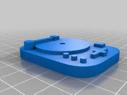 ScratchTurntable_01 Keychain