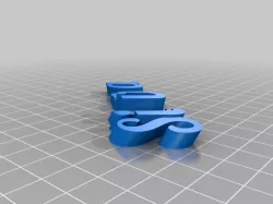 silvana1Text - Name Keyring / Keyfob