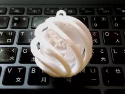 Spinning picture ornament