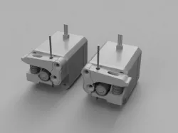Spring Drive Block Extruder for CTC Bizer (Replicator Clone) MK8 Remix for Makerbot Clone 3D Printers (FlashForge, Wanhao)