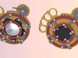 Steampunk Iris flashlight
