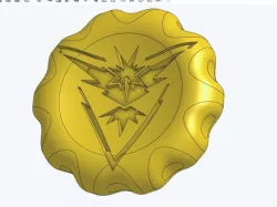Team Instinct Badge/Coin