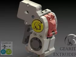 Trojan 3D Geared Extruder 1.75mm