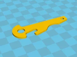 Trolley Dolly (Shopping Cart coin replacement) keychain