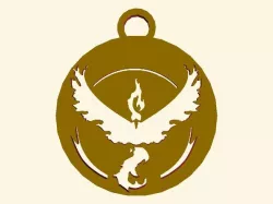 Valor Keychain - Pokemon GO