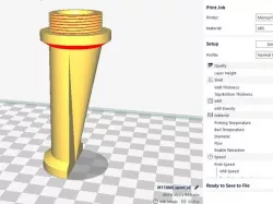Wanhao Duplicator I3 Filament Spool Holder