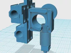 Wanhao i3/Maker Select/Cocoon Create Titan Extuder mounting plate