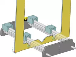 Y-Carriage supported Linear rail upgrade for Geeetech printers