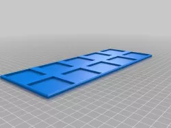 10x4 monstrous skirmish movement tray for 28 mm miniatures