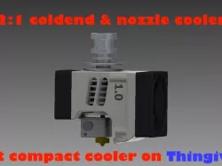 2 in 1 most compact extruder cooler 40-30mm fan