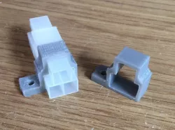 3-way electical connector mounting bracket