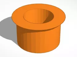 37mm Powder Bushing / Cup 40 Grain Capacity for Reloadable Shells for Flare Launcher Use