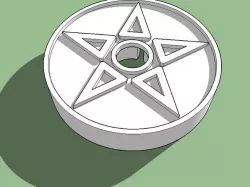 45 Record Adapter Pentegram