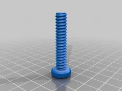 Bolt 40mm D=8mm step 2mm