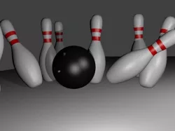 Bowling Pin and Ball