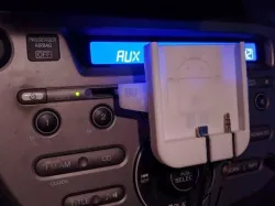 CD slot phone holder