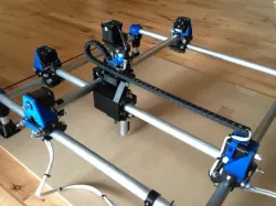 Conduit and Motor Mount for Drag-Chain for MPCNC Z axis