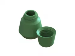 Conical Threaded Container
