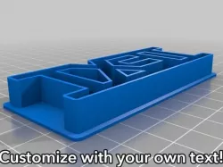 Custom Text Cookie Cutter