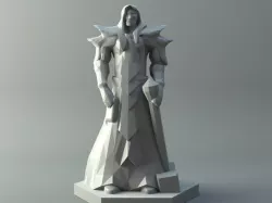 Elf knight - D&D miniature