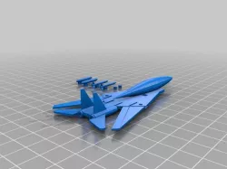 f14 tomcat low detail (my first 3d model)