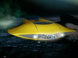 Flying Sub (with detailed interior)