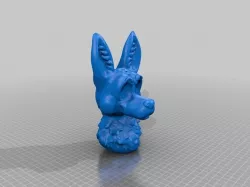 Fursuit head toony