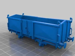 HO Wagon German Gondola (2 axles)