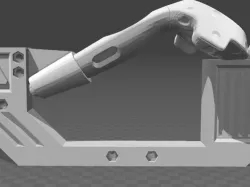 HTC Vive sniper rifle controller for "The Nest" by Croccy22, modified by Alien Identity, Rev 7