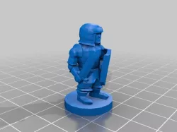 Knight with sword and shield