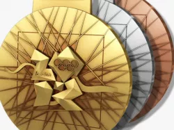 London 2012 Olympic medals (Front)