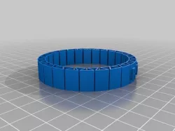 My Customized flexible name bracelet robin