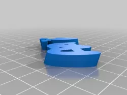 My Customized iamburny's v2  Text - Name Keyring / Keyfob