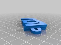My Customized iamburny's v2  Text - Name Keyring / Keyfob