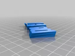 My Customized iamburny's v2  Text - Name Keyring / Keyfob